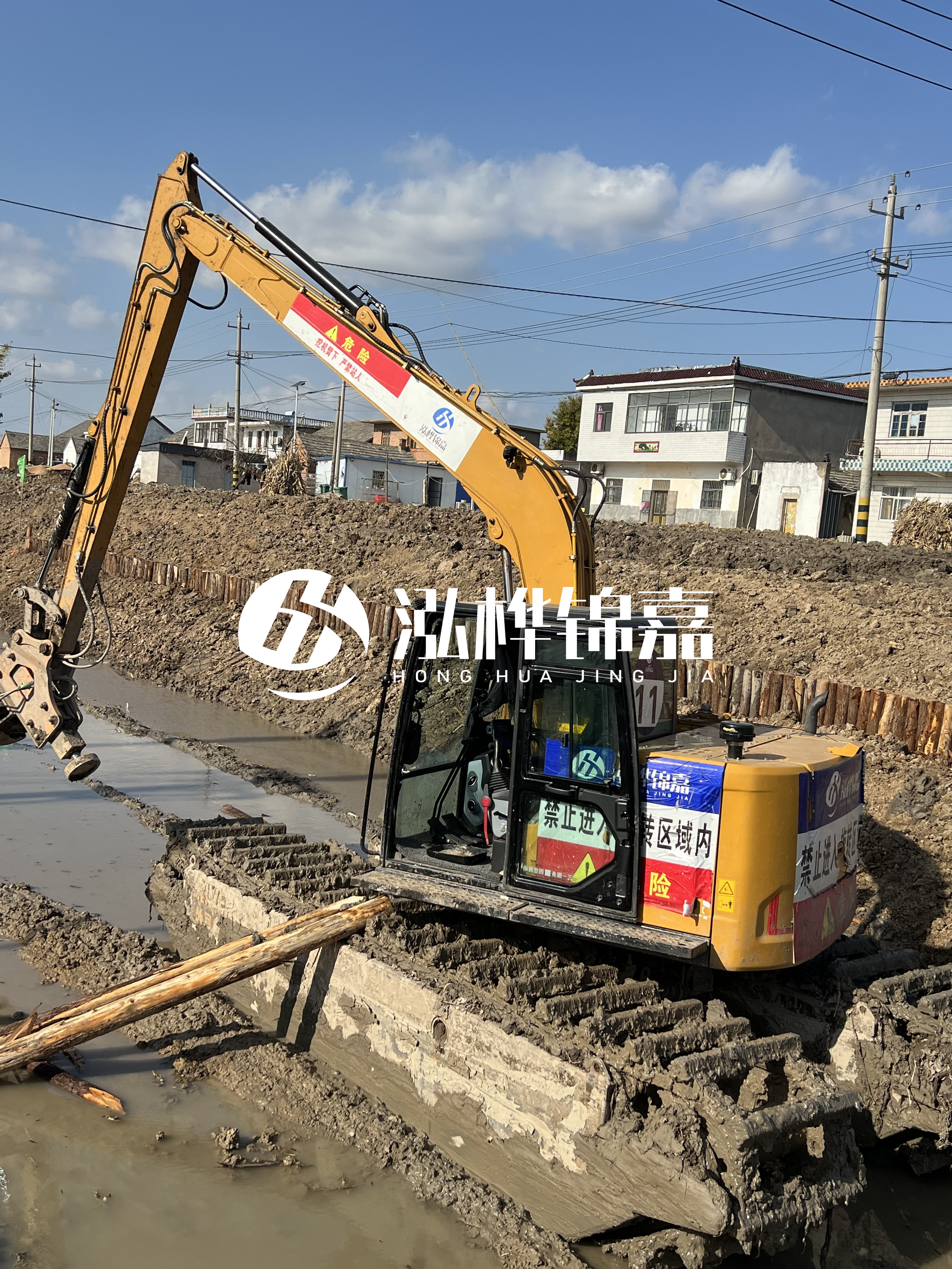 安陽挖機(jī)打木樁專業(yè)施工-河道打木樁的價(jià)格受哪些因素影響？